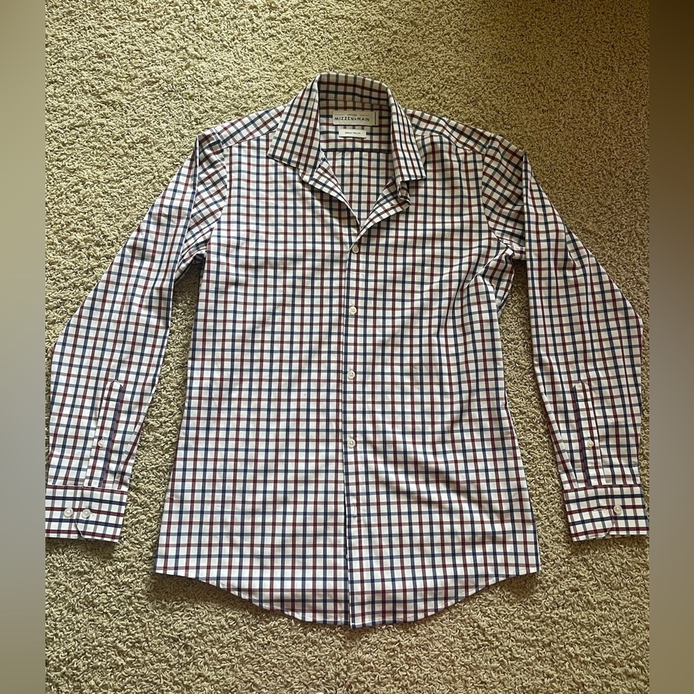 Mizzen Main Men's Performance Stretch Dress Shirt